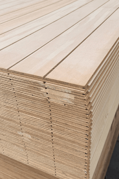 Vj Groove Birch BB Plywood Corner Shot