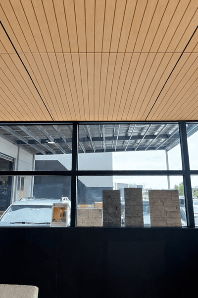 Vj Groove Birch BB Plywood Installed