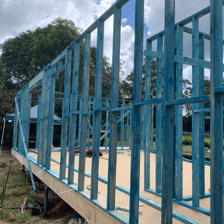 Framing   The Bunker  Timber