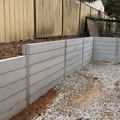 Galvanised Wall H Post Installed