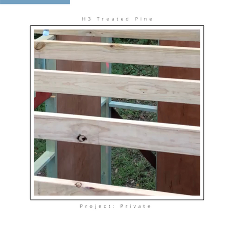 Treated Pine Framing H3