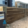 Hardwood Sleepers H4 Hine fencing and gates