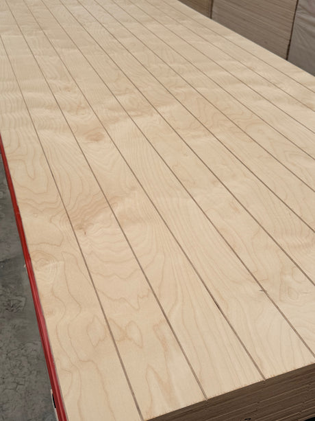 Birch Plywood Panel | V-Groove Plywood