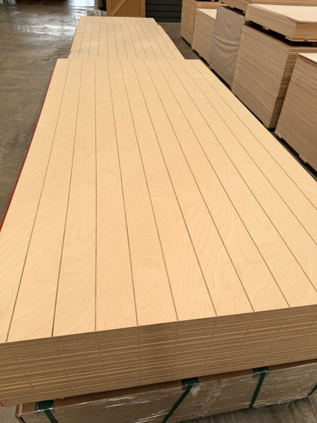 Birch Plywood Panel | V-Groove Plywood