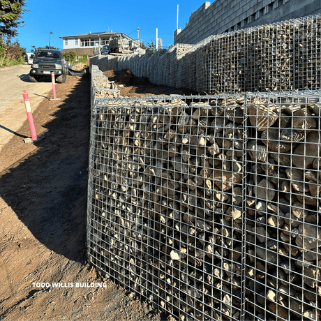 Welded Wire Mesh Panels Gabion Wall Todd Willis Building (3)