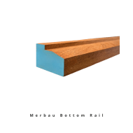 Merbau Bottom Rail