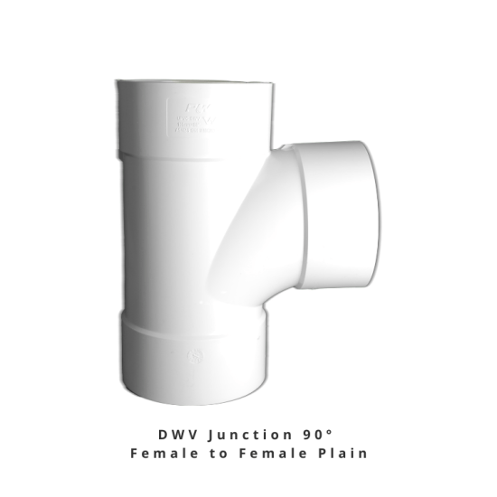 DWV Junction 90° Female to Female Plain