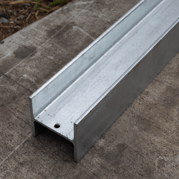 Galvanised Wall H Post (3)